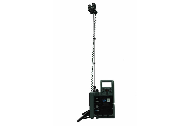 Load image into Gallery viewer, Portable LED Light Tower w/ Telescoping Light Heads - 4, 3-Watt Infrared LEDs - Rechargeable
