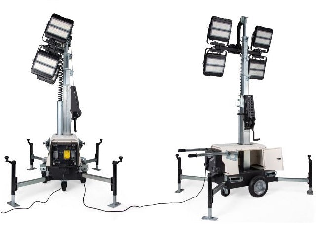 Load image into Gallery viewer, Generac PLT240-STD LINKTower LED Mobile Light Tower - Manual Winch
