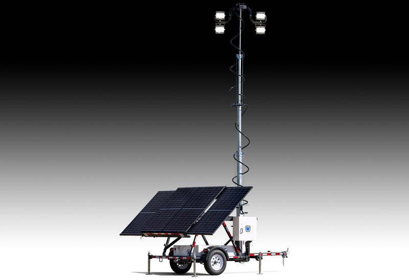 Load image into Gallery viewer, Wanco Programmable Solar Light Towers WLTS-M 800-Watt or 1600-Watt Options
